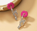 Lips studded earrings
