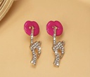 Lips studded earrings