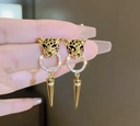 Leopard Cone Earrings