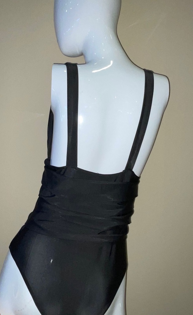Black One Piece Swimsuit 