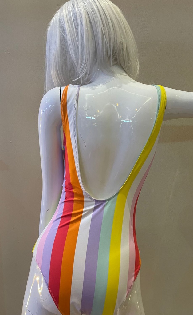 Beachy Striped One Swimsuit