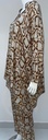 Snakeskin Print Womens Terno