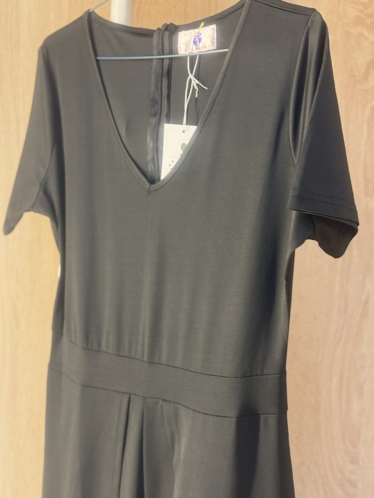 Simple elegant solid color Jumpsuit