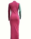 Color block bodycon maxi Dress