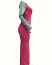 Color block bodycon maxi Dress