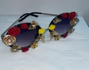 Golden Butterfly & Roses Sunglasses -Shade Candy 