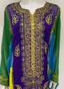 Multicolored Chiffon Dress