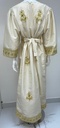 Beautiful Traditional Cream-Colored Dress