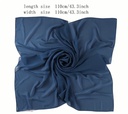Solid color chiffon silky hijab 