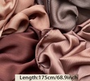 Elegant solid color satin Shaila 