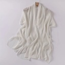 Solid color delicate chiffon silky Shaila 