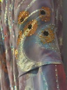 Designer Embroidered Kaftan – Amber Floral Sequin Work