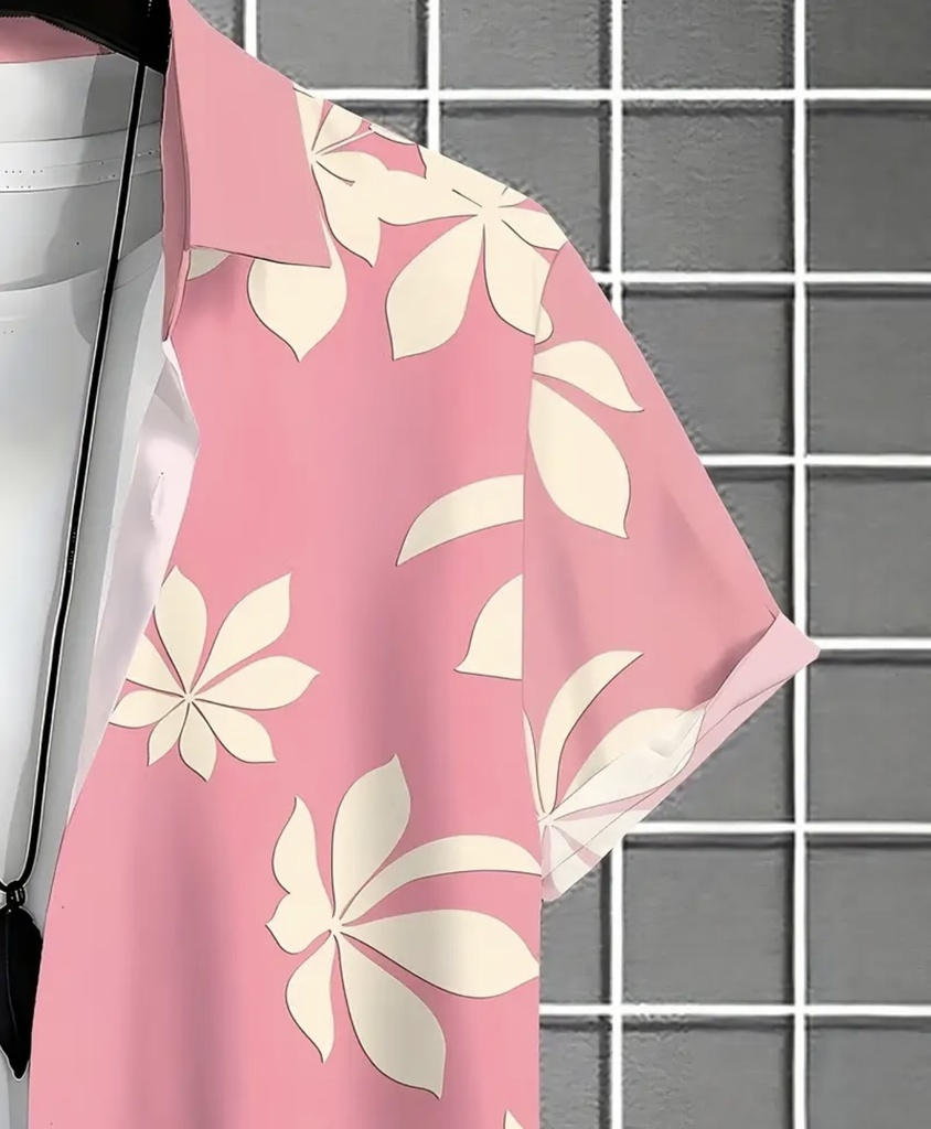 Pink panther tropical Men Shirt 