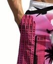 Men's Vacation Print Beach Shorts  