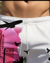 Men's Vacation Print Beach Shorts  