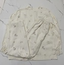 Delicate floral linen Pajama Set 