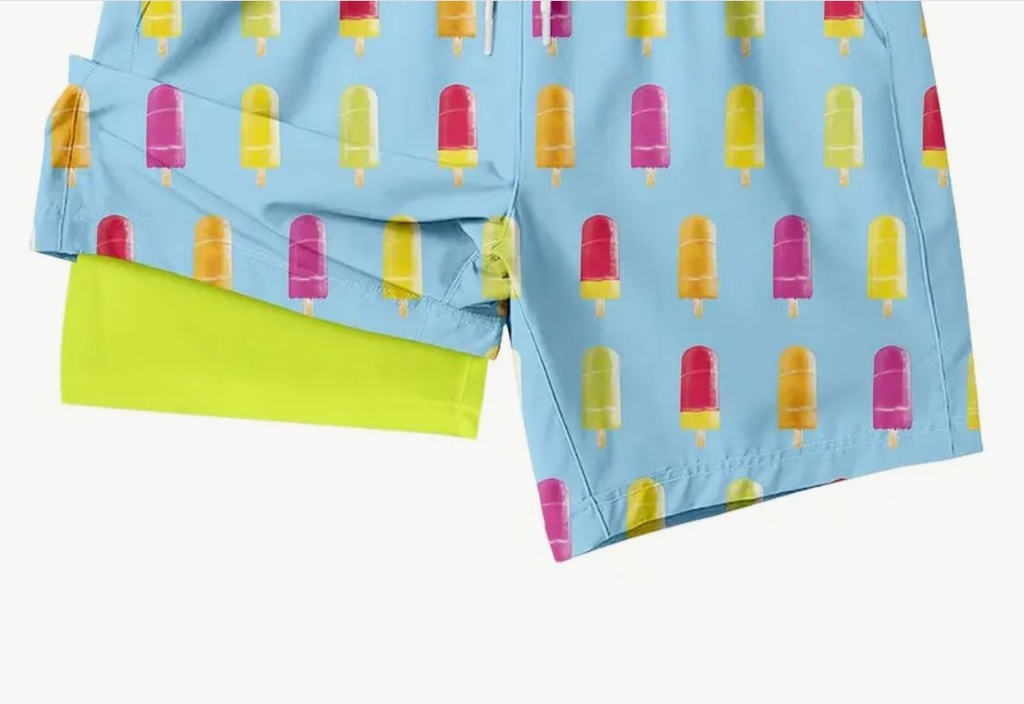 Men's Fun double layer beach Shorts    