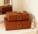  Leather Jewelry Storage Box