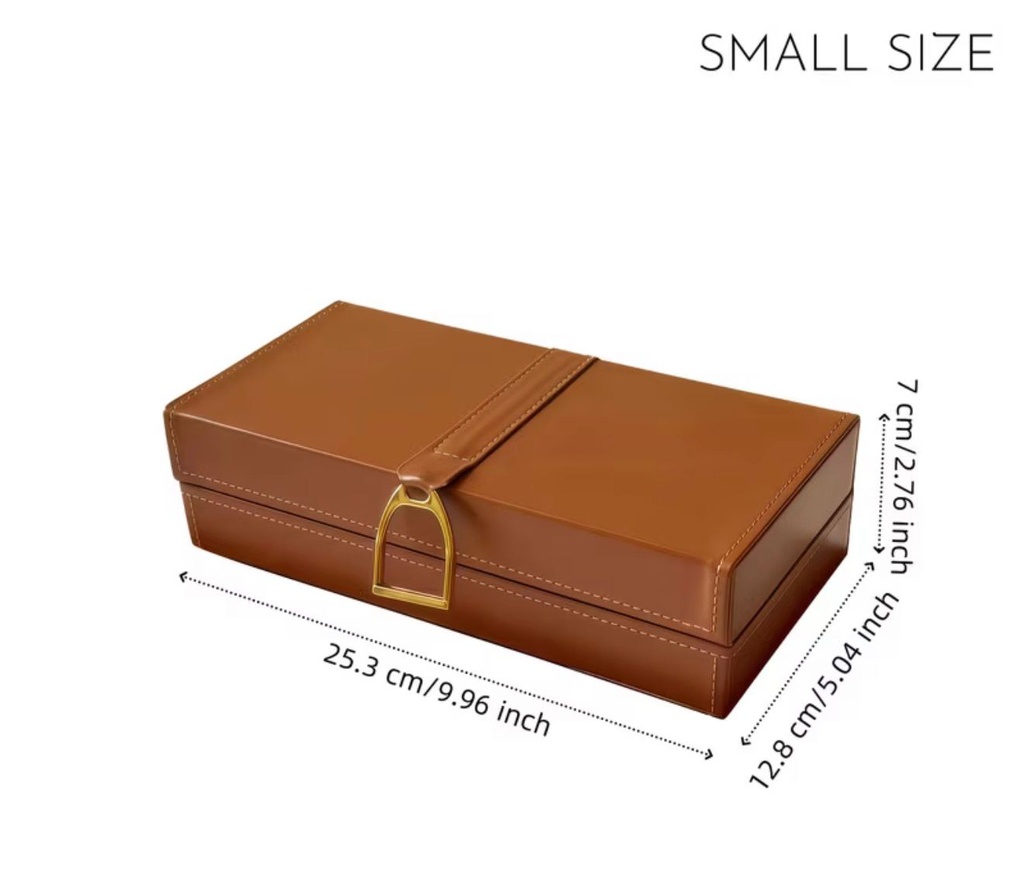  Leather Jewelry Storage Box