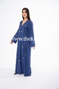 Chic Abaya Adorned with Vibrant Beads 