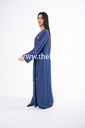 Chic Abaya Adorned with Vibrant Beads 