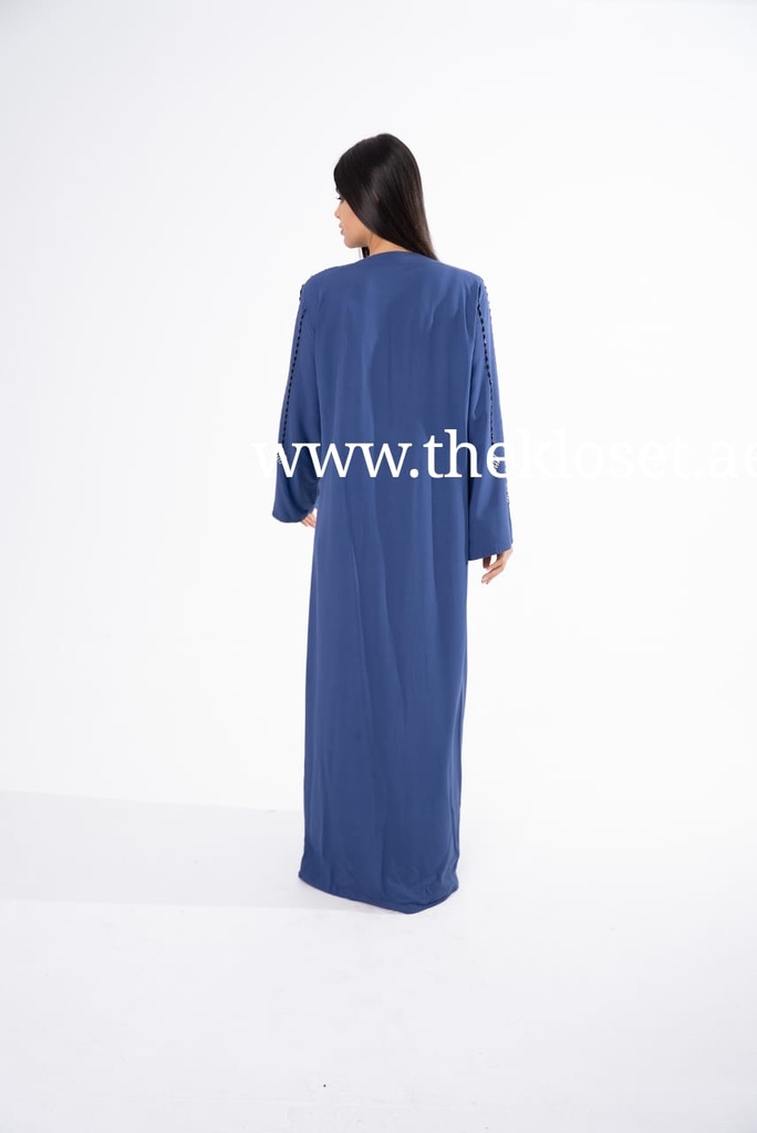 Chic Abaya Adorned with Vibrant Beads 