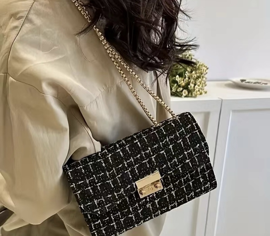 Classic pattern Crossbody Bag