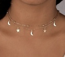 Crescent &amp; Stars Necklace