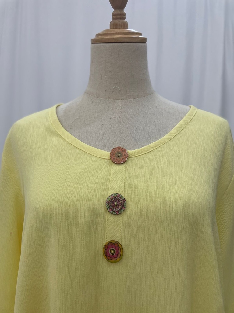 Yellow layered Dress