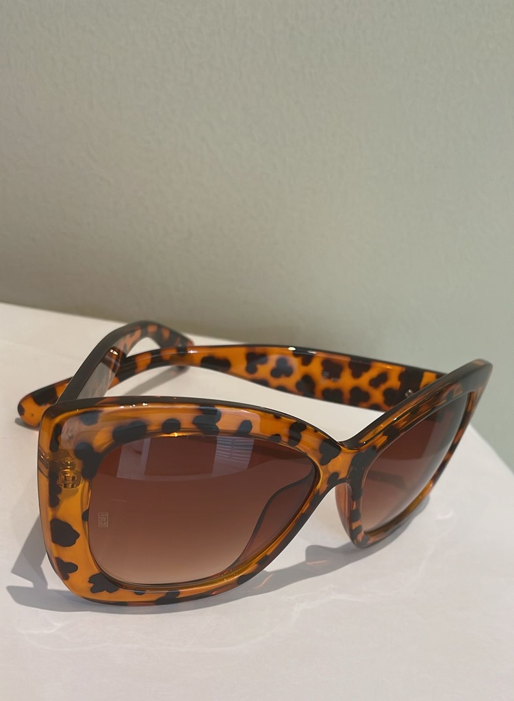 Cat Eye Leopard Sunglasses 