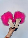 Trendy Feathered Flat Sandal