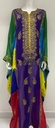 Multicolored Chiffon Dress