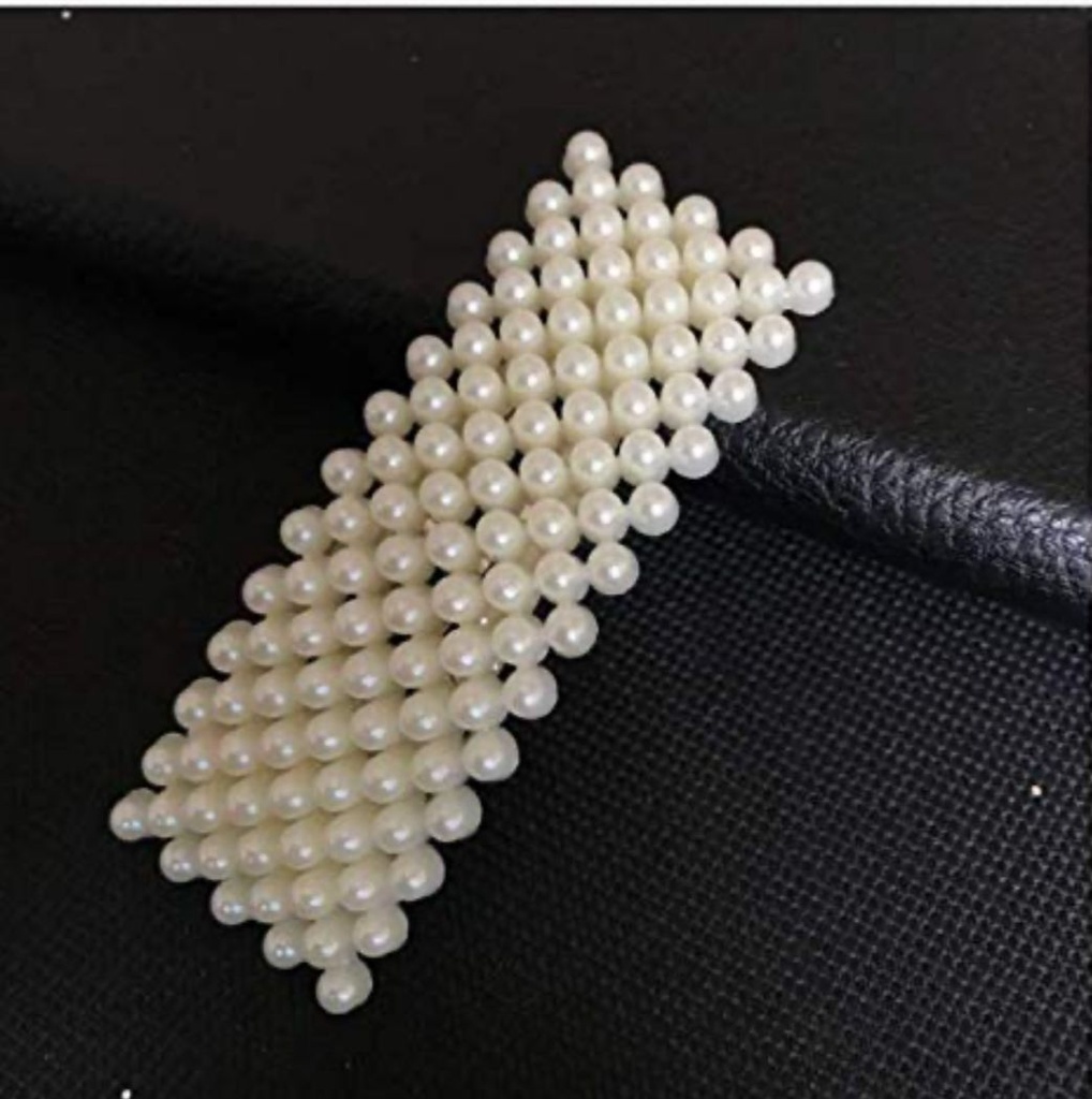 Fashionable Pearl Metal Hair Clip