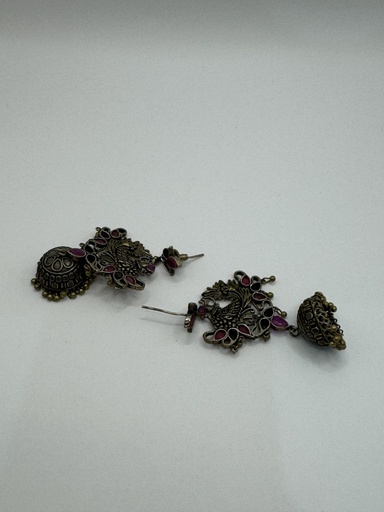 [49567258] Peacock vintage earrings