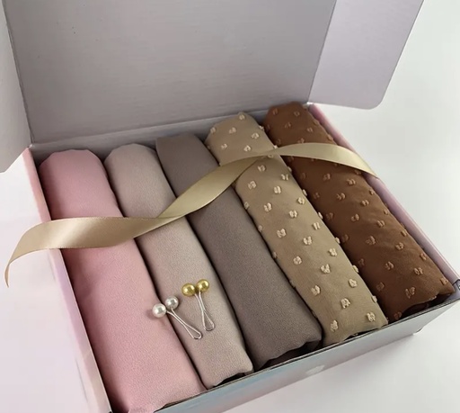 Solid color chiffon sheila