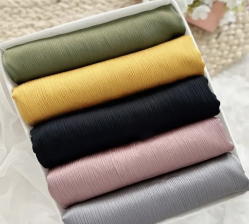 Elegant solid color satin Shaila 