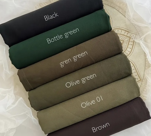 Forest solid colors Woven polyester Shaila  