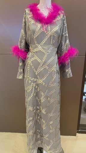 Glam Feather Luxe Kaftan 