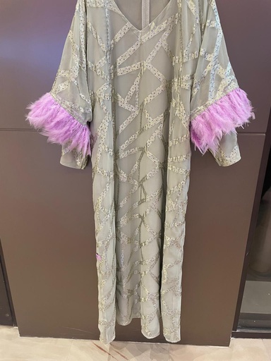 [79929764] Olive Bloom Kaftan